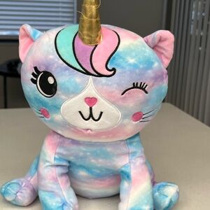 Colorful Unicorn Cat Plush Toy